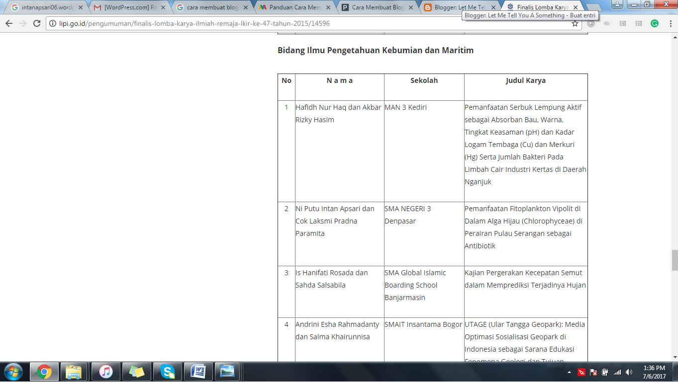 Pengalaman Mengikuti Lkir Lipi Ke 47 Sepenggal Kisah Final