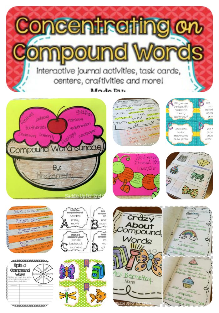 Concentrating on Compound Words by Saddle Up For 2nd Grade