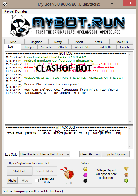  Clash Game Bot Rev.1798 Modded With Full Complete List