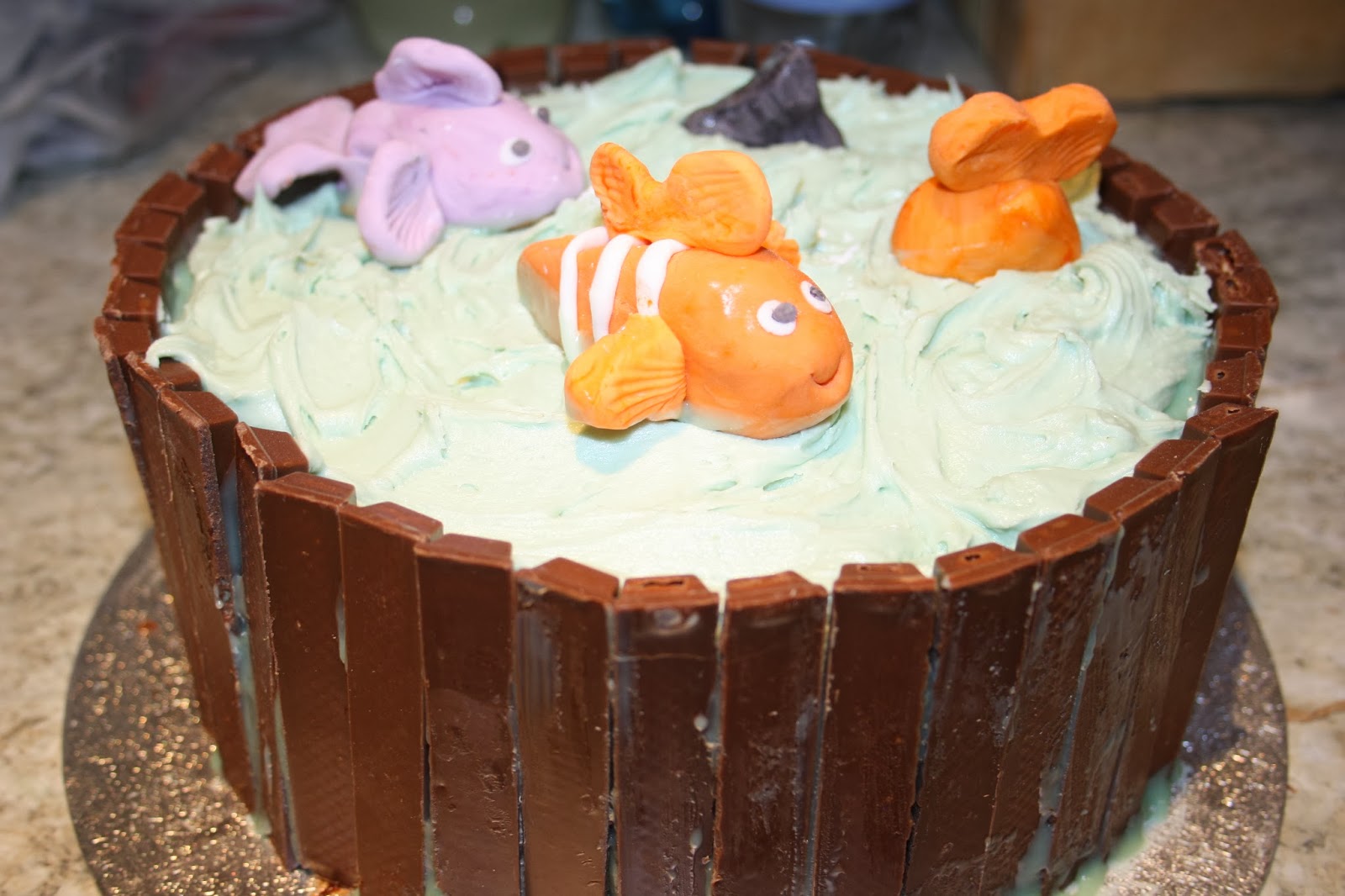fishpond cake