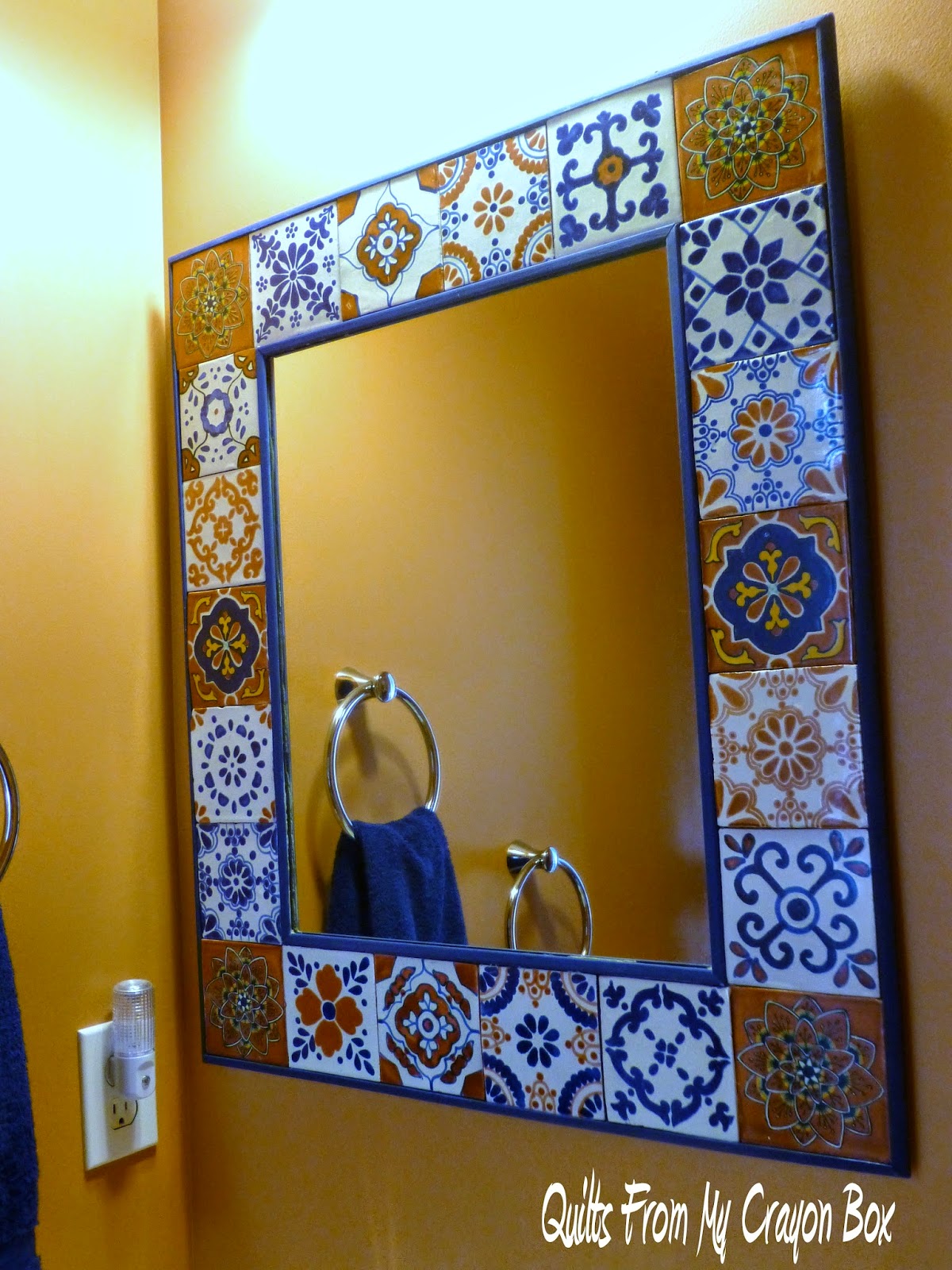 Crayon Box Quilt Studio Hubby Rocks My Talavera Tile Mirror Hubby Rocks My Talavera Tile Mirror