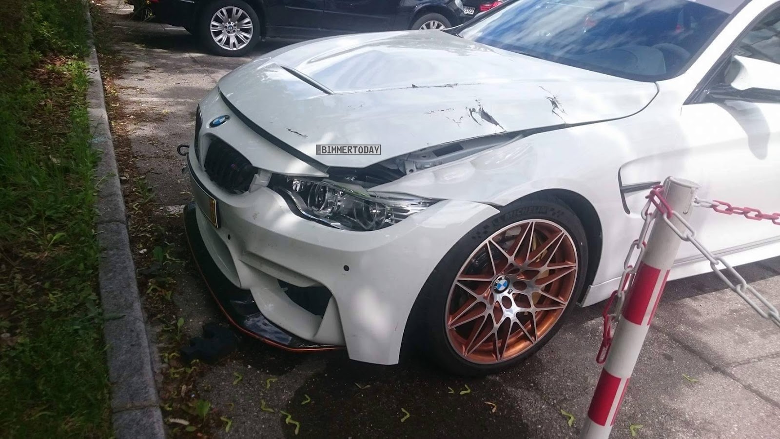 BMW M4 GTS Spotted With Crash Damage In Germany