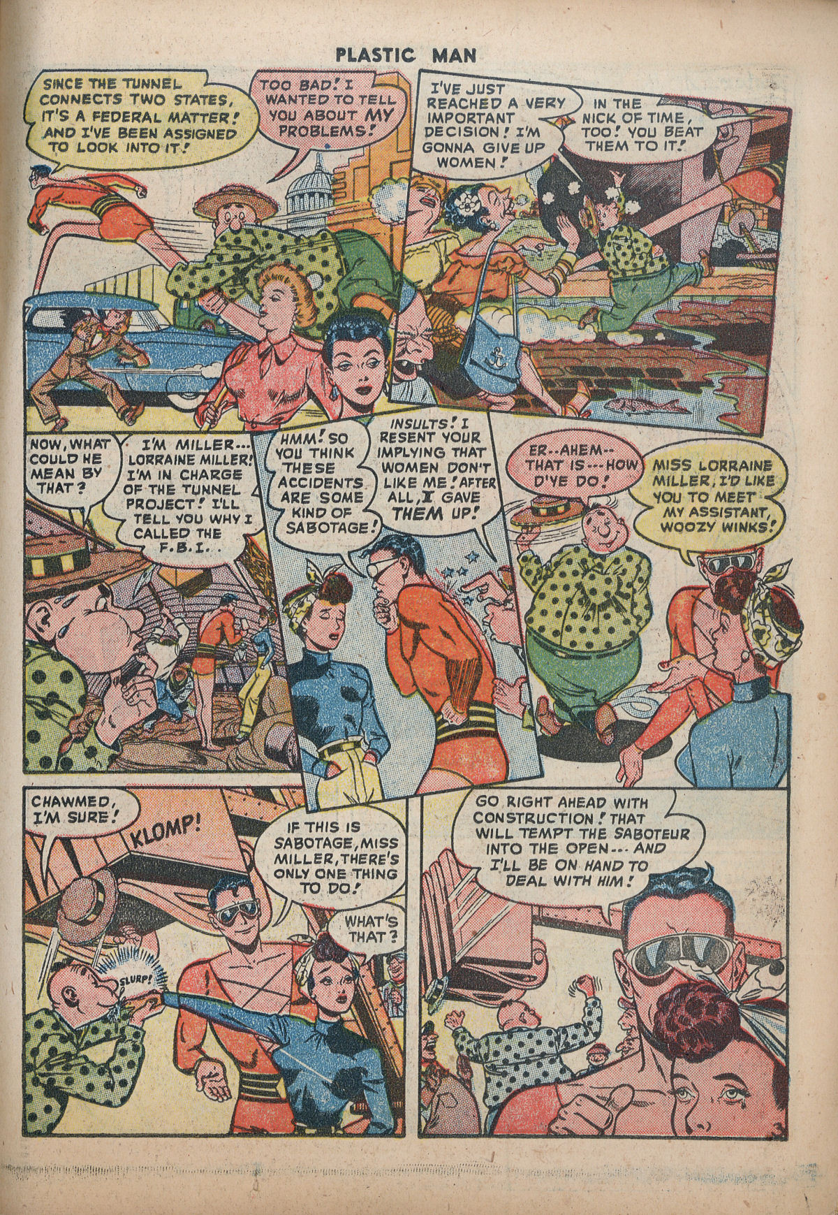 Read online Plastic Man (1943) comic -  Issue #12 - 17