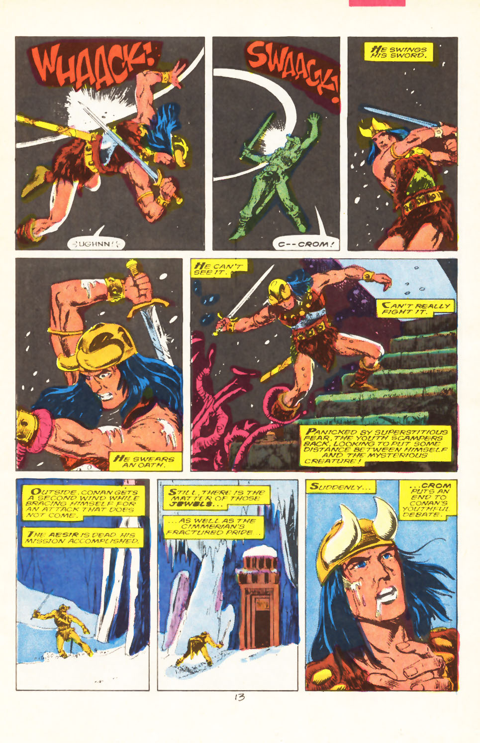 Read online Conan the Barbarian (1970) comic -  Issue #211 - 10