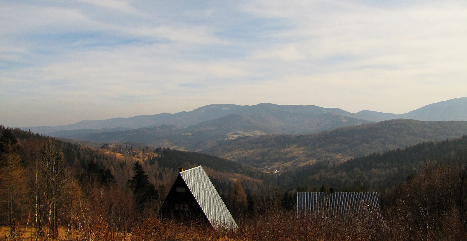 Panorama Pasma Policy spod schroniska.