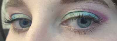 AMU Makeup Revolution Redemption Palette Mermaids vs Unicorn: Little Unicorn Eye Makeup 