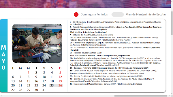 Calendario Escolar 2018- 2019 mes de mayo, descárgalo ya en el siguiente link Calendario Escolar 2018- 2019 mes de mayo, descárgalo ya en el siguiente link