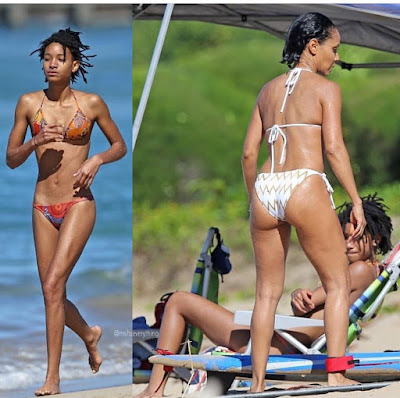 cocowondersblog.com: The Smiths' Body Goal...Willow Smith and Jada