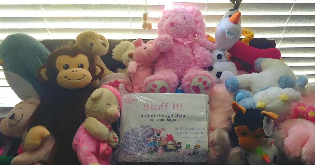 Just Me Vibing Stuffed Animal Bean Bag Chair