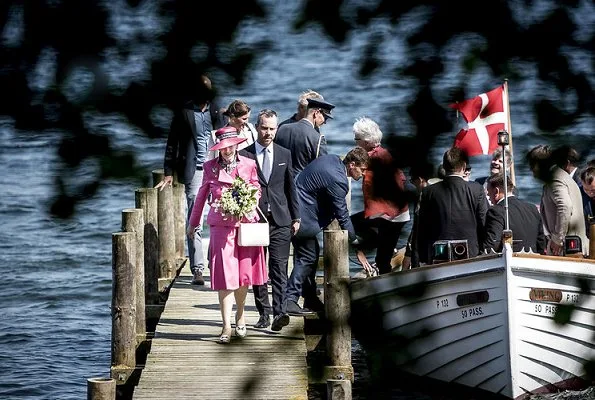 Queen Margrethe II of Denmark attended the official opening of the new national park in Esrum