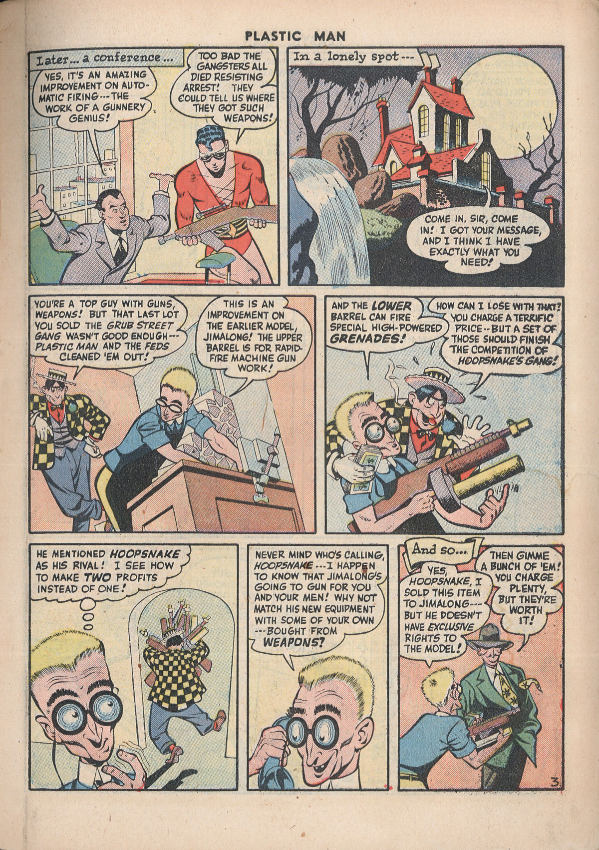 Read online Plastic Man (1943) comic -  Issue #5 - 5