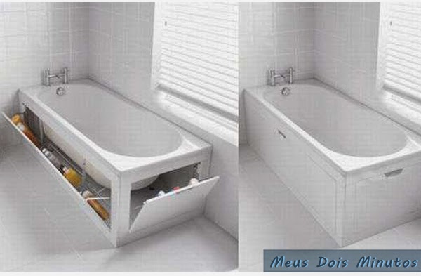 Ideal para quem tem pouco espaço ou mora em um apartamento pequeno como uma kitnet. banheira para kitnet