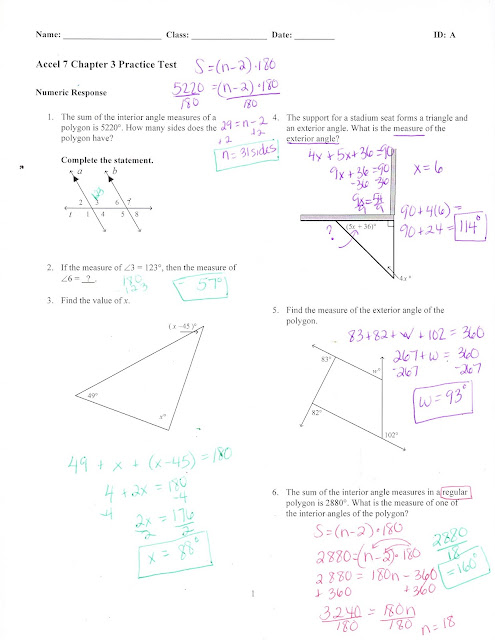 4.4 graphing linear equations in slope-intercept form answer key