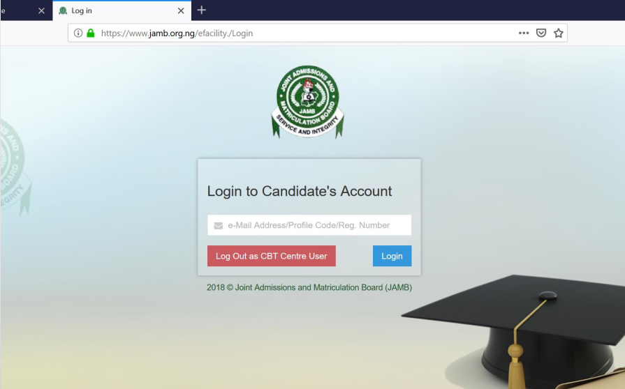 Login to JAMB Candidates Profile without Password [CBT Centers Guide]