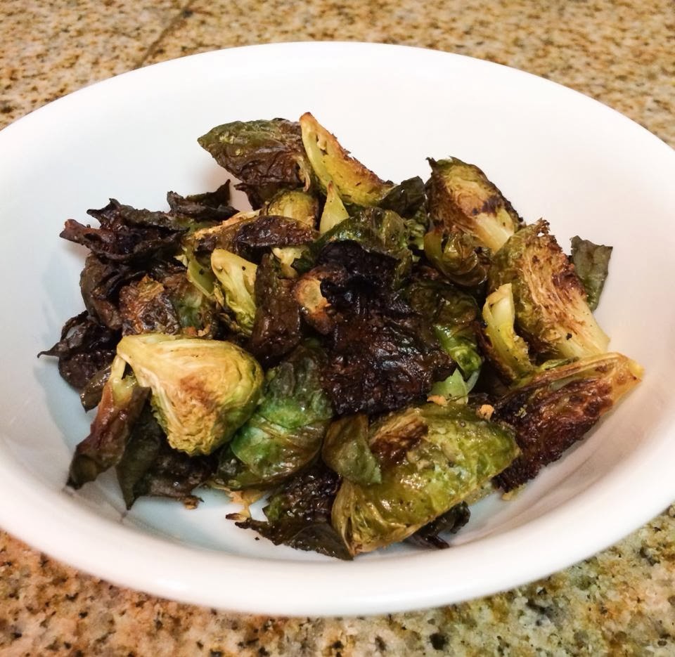 BIGGER eyes media. Crispy Baked Garlic Brussels Sprouts Chips Recipe