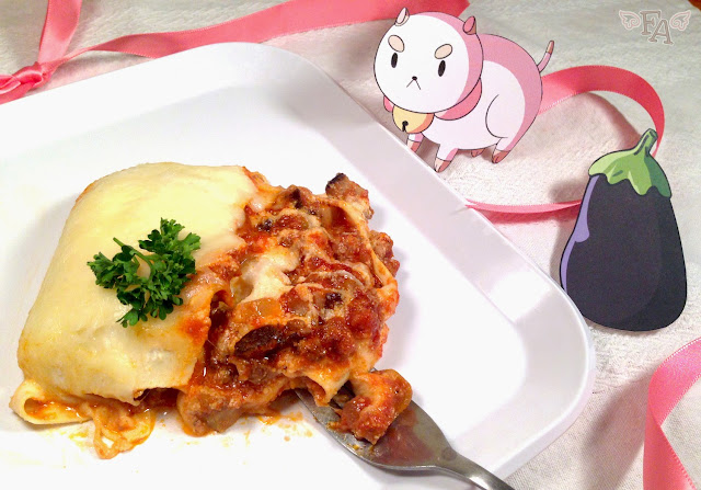 Bee and Puppycat lasagna