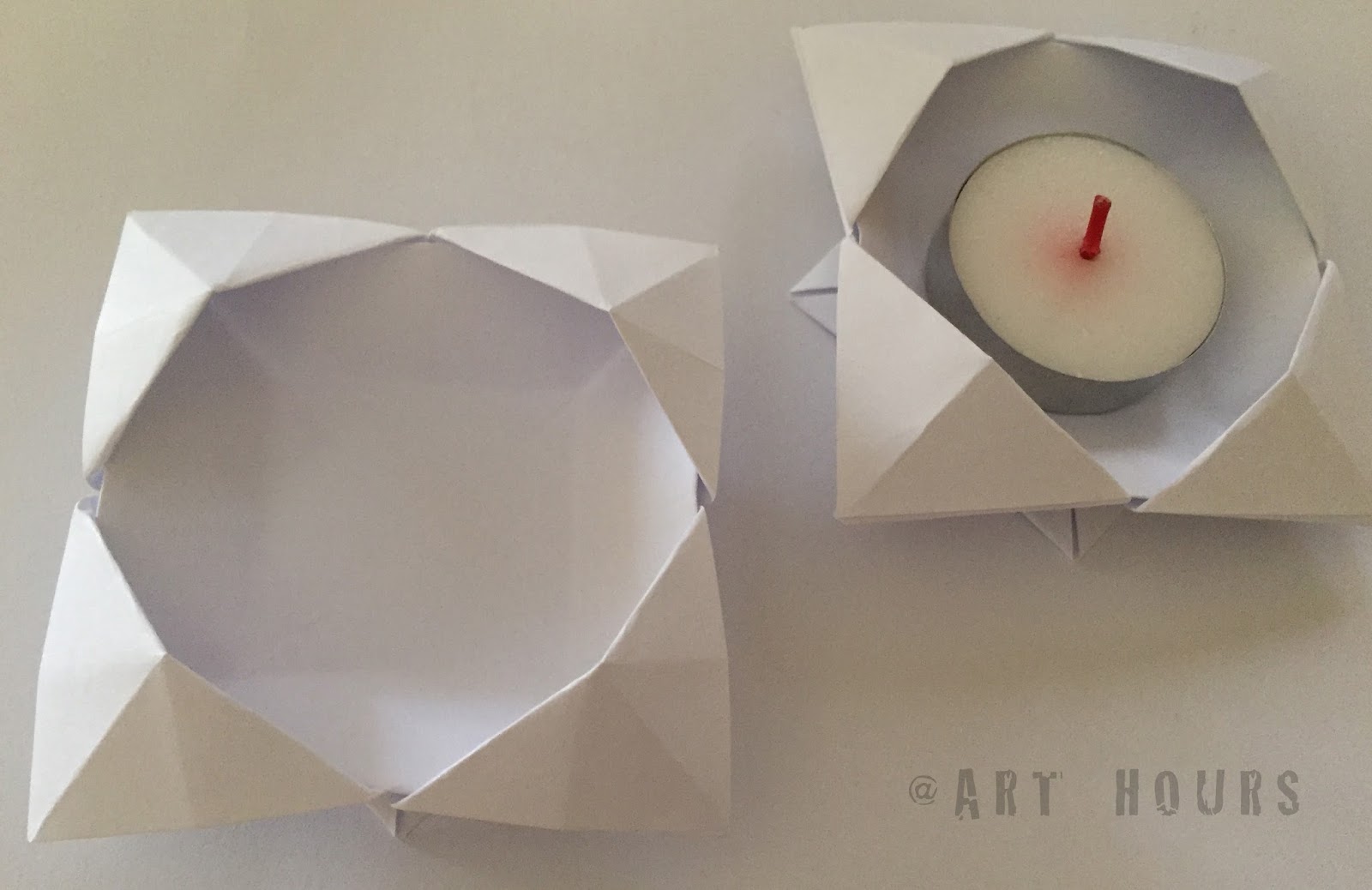 ArchGuide Origami Candle Holder