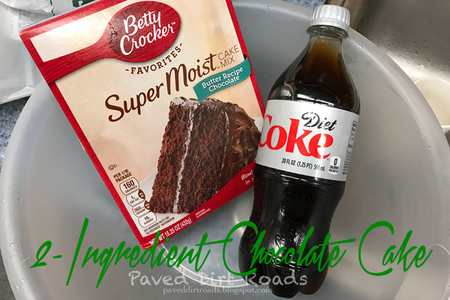 2-Ingredient Diet Chocolate Cake