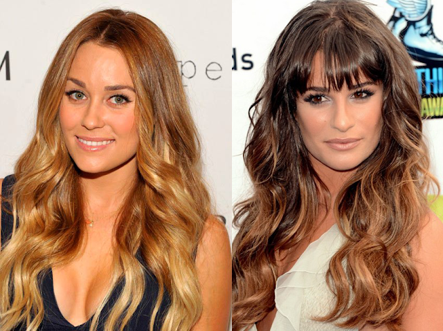 Lauren-Conrad-Lea-Michelle-brown-ombre-hair