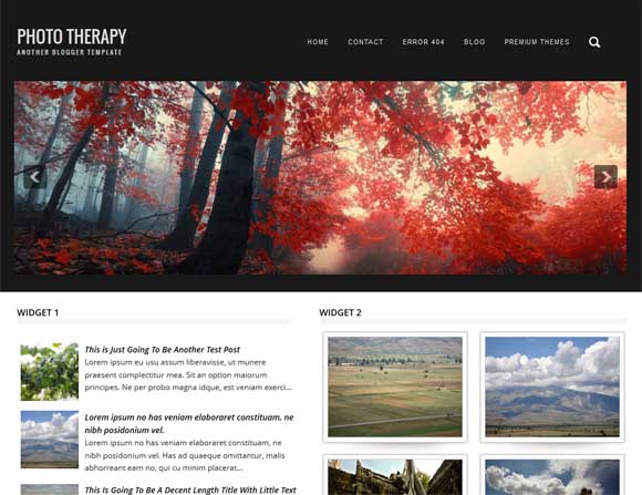 Photo Therapy Responsive Blogger Template