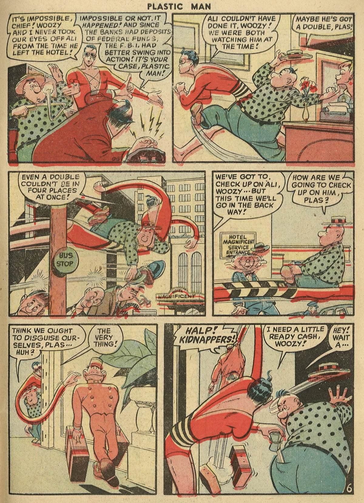 Read online Plastic Man (1943) comic -  Issue #16 - 42