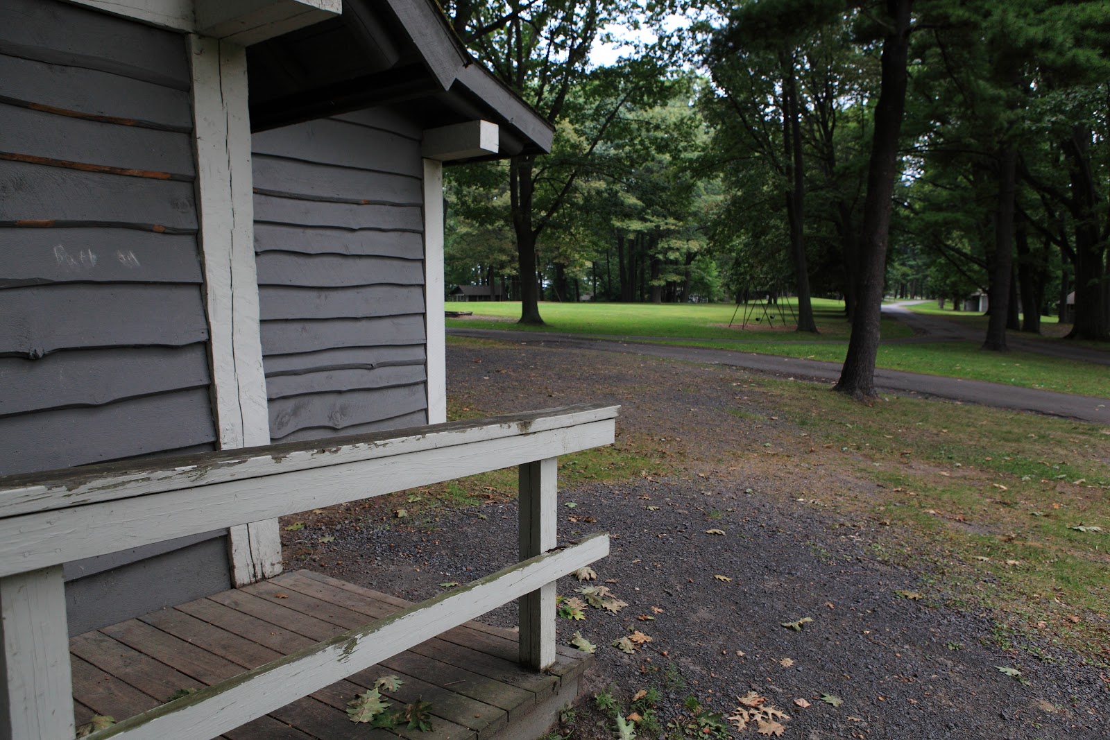 The Campsites Fair Haven Beach New York State Park, cabin 16