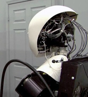 Firefighting robot by U.S. navy