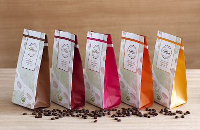 coffee organic packaging allpa package mezcla per estudio creativo agency usa client