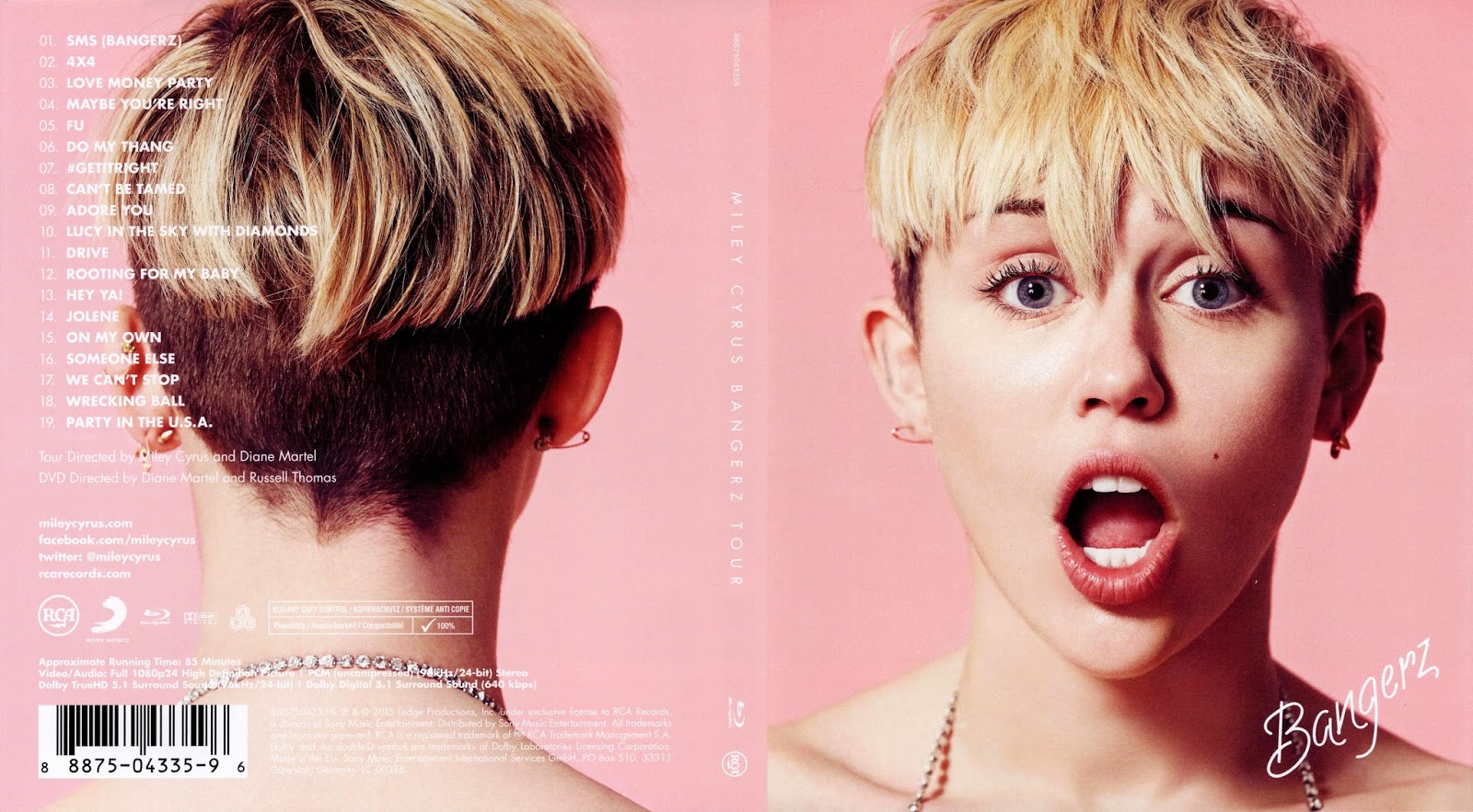 Miley Downloads: DVD - Miley Cyrus - Bangerz Tour - BLU-RAY