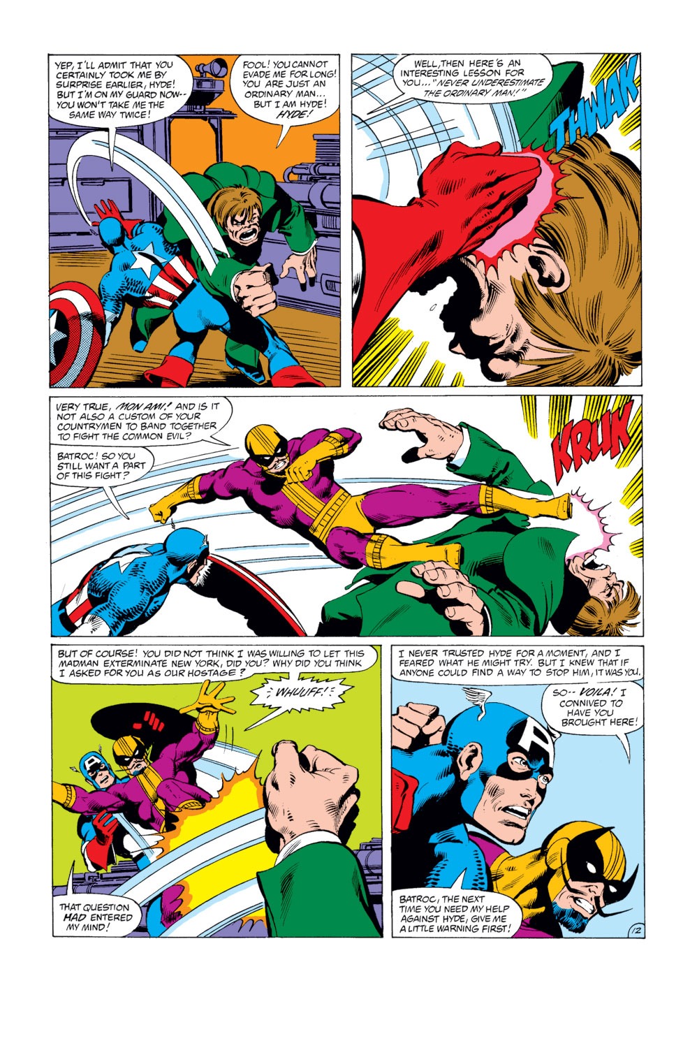 Read online Captain America (1968) comic -  Issue #252 - 12