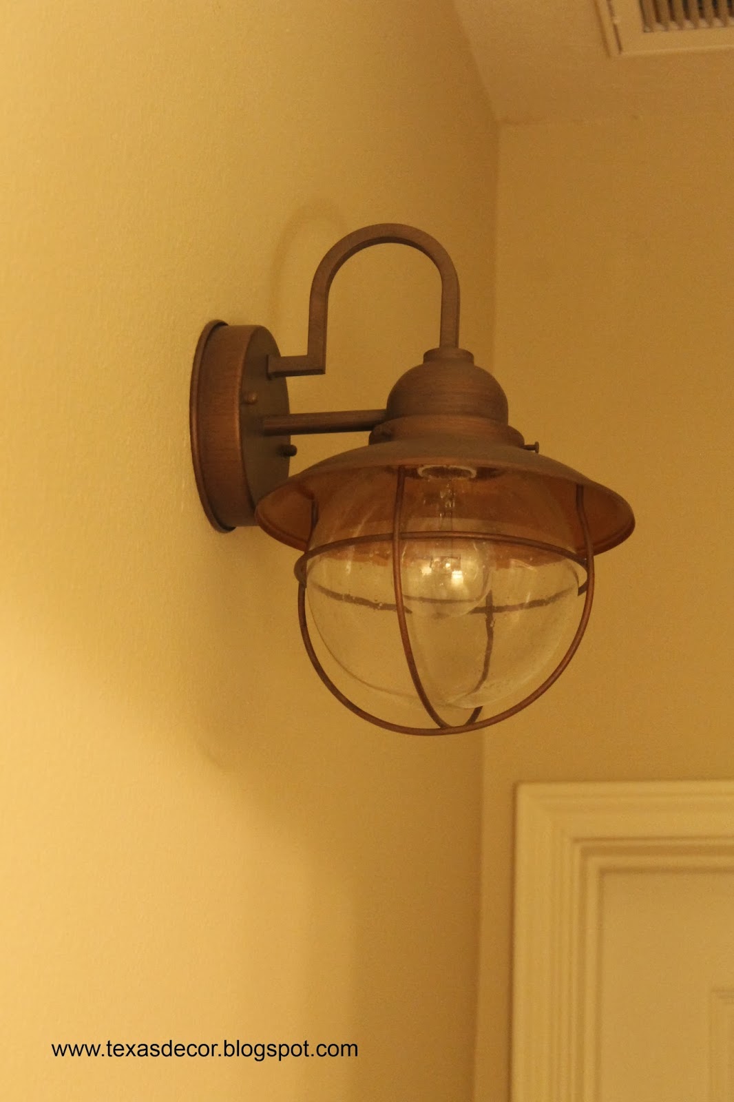 Texas Decor New Hallway Light