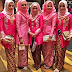 Model Hijab Untuk Kebaya Kutu Baru Warna Merah Marun