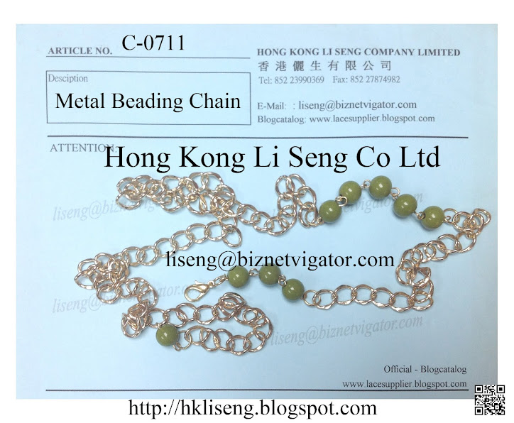 Metal Beading Chain Supplier - Hong Kong Li Seng Co Ltd