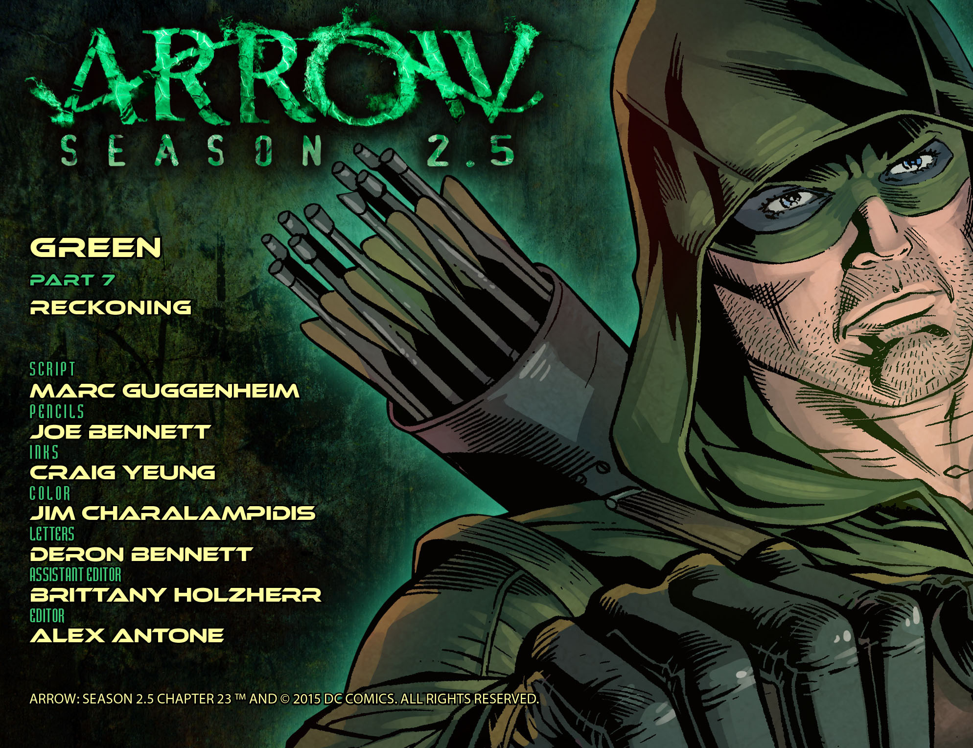 Read online Arrow: Season 2.5 [I] comic -  Issue #23 - 2