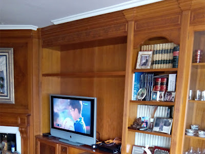 Ampliación de librería de madera por Carpintero Zaragoza