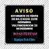 Aviso de férias!