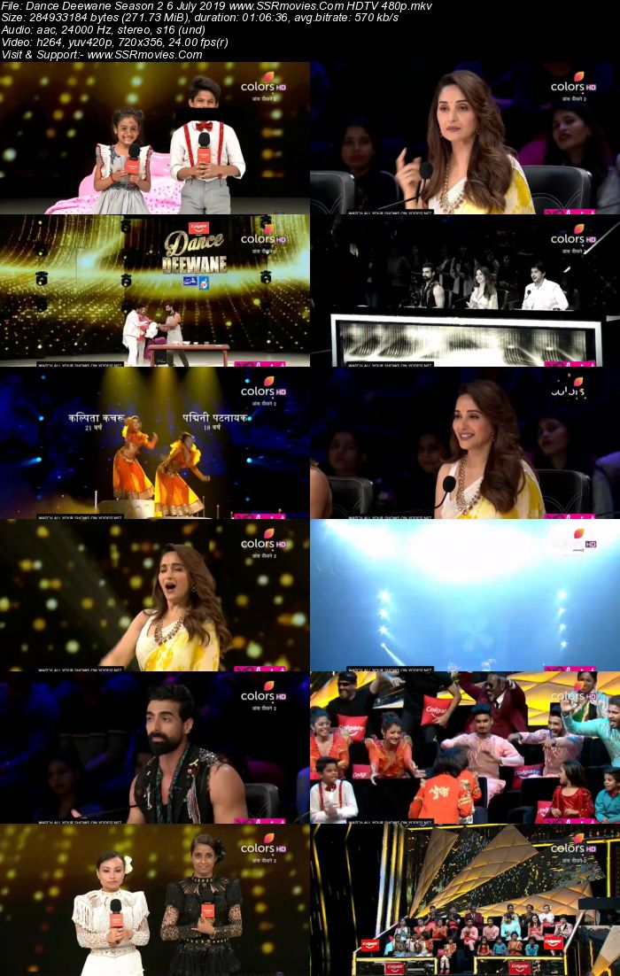 Dance Deewane Season 2 6 July 2019 HDTV 480p Full Show Download