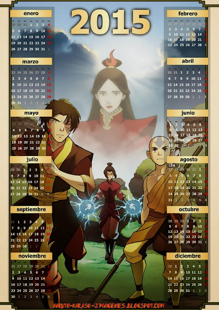 calendario avatar 2015