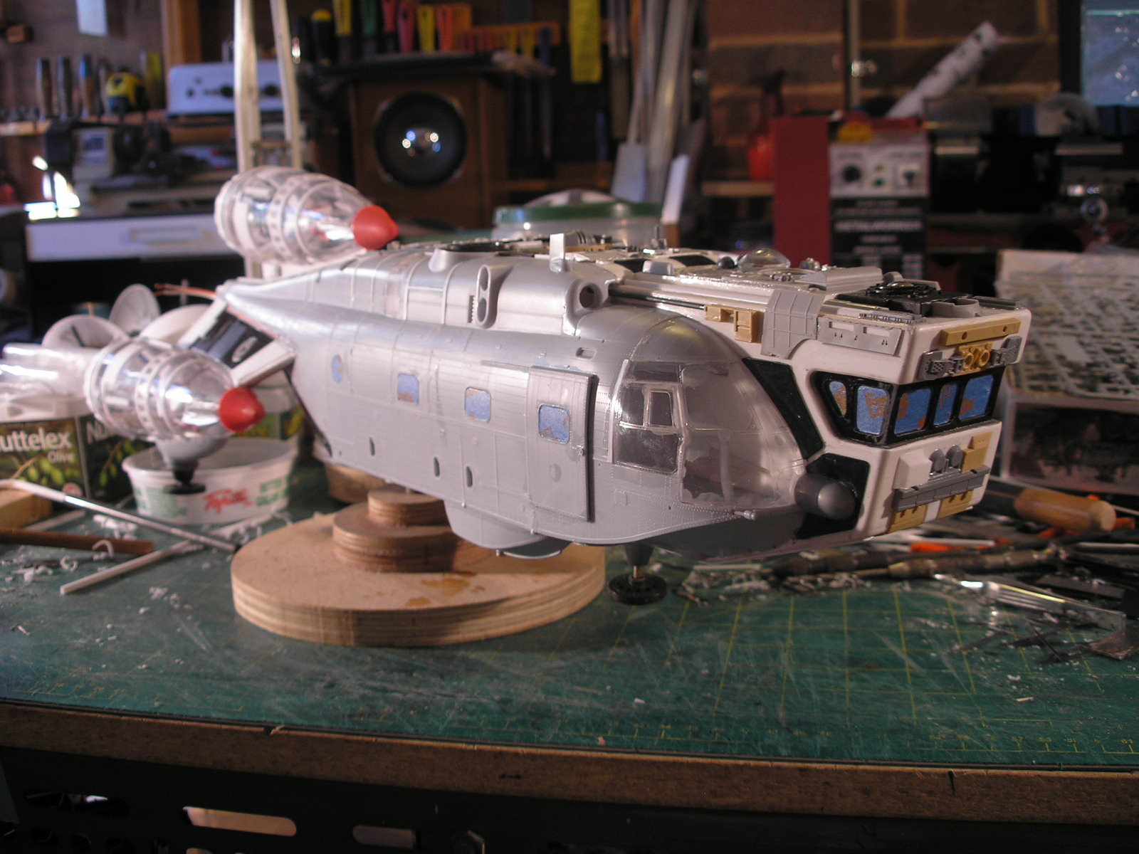 RC Sci Fi Kit Bash Shuttlecraft part 2