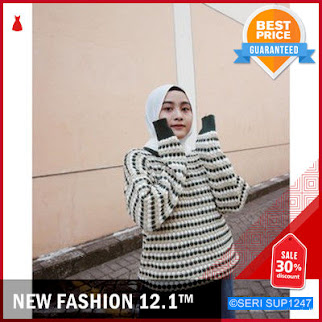 SUP1247P23 Popcorn Swaeter Sweater Rajut Wanita Murah BMGShop