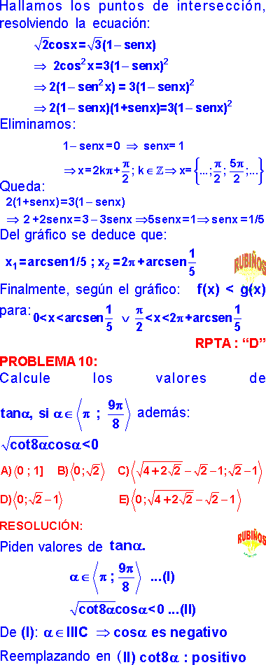 Inecuaciones Trigonometricas Ejercicios Resueltos En Pdf Y Videos