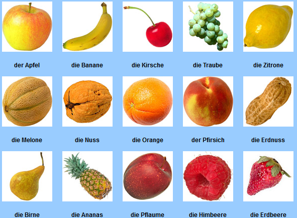 Obst Und Gemüse Mit J