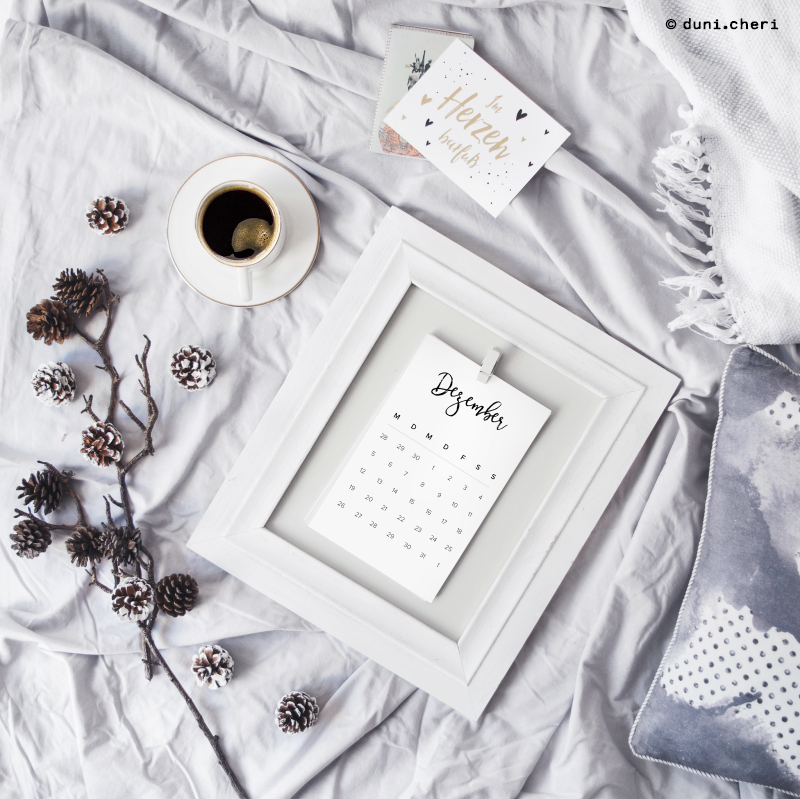 Minimalistisch Kalender Kaffee Flatlay Minimalistisch Kalender Kaffee Flatlay