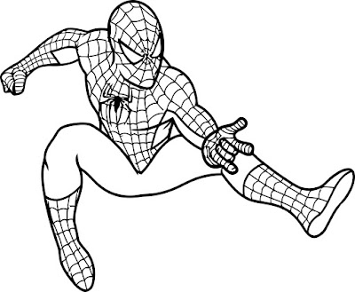 jogo desenhos do homem aranha para colorir e imprimir spiderman