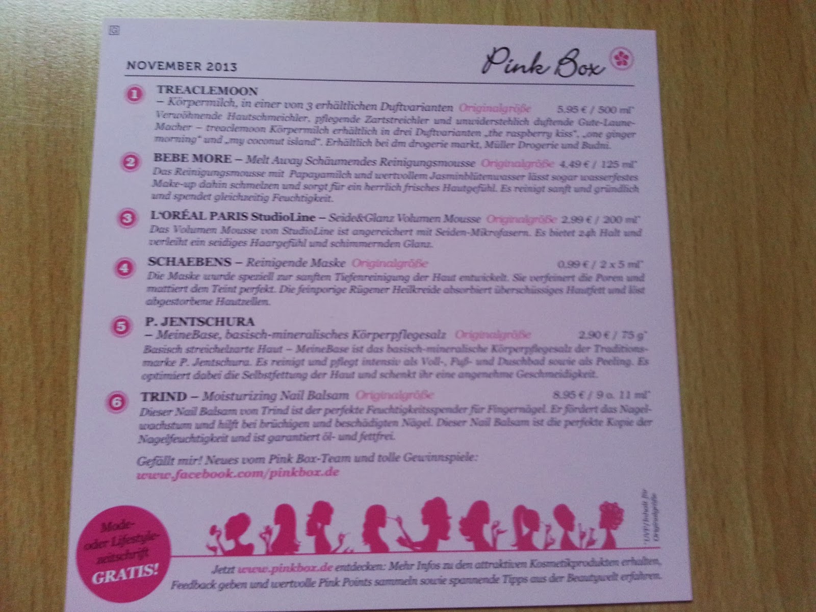 Schminkeckchen November 2013