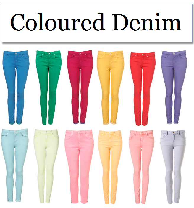 Outfit (Coloured Denim) | Closet Full of Thrills