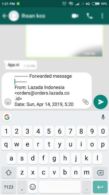 Cara Forward Email ke WhatsApp