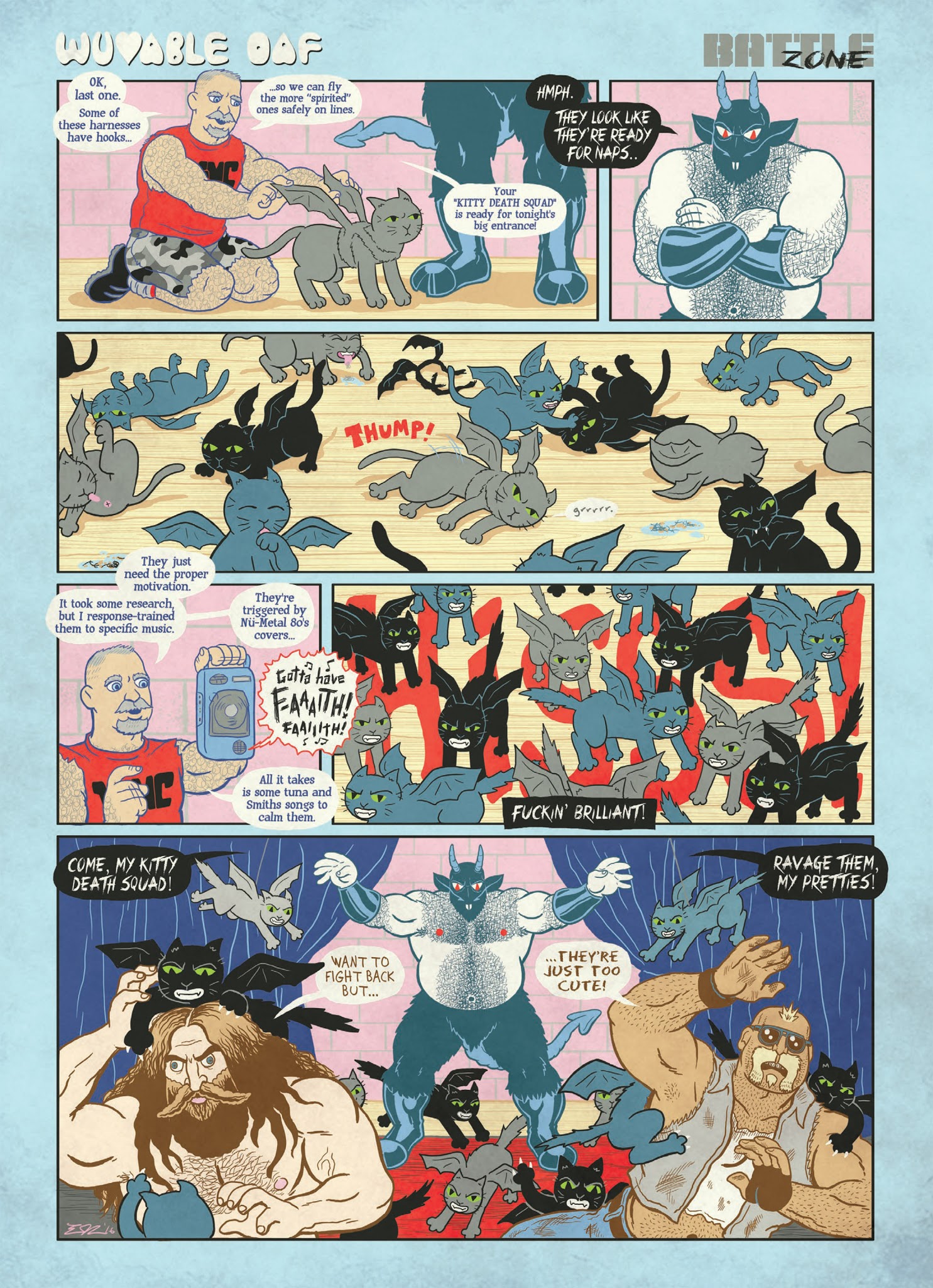 Read online Wuvable Oaf: Blood & Metal comic -  Issue # TPB - 12