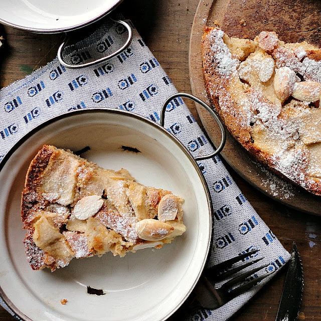 apple almond oat cake bonheur cuisine