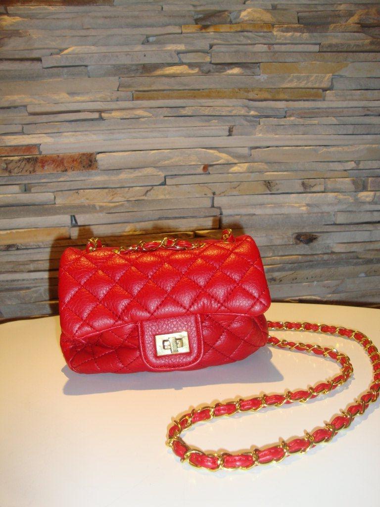 O Brechó da Gel Bolsa Estilo Chanel Vermelha